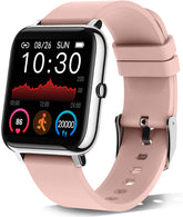 P22 Smart Watch--Start your fitness journey  【Fitness Tracker for Android 5.0 & IOS 9.0 above, Bluetooth 4.0 / With Heart Rate and Sleep Monitor/Activity Tracker/IP67 Waterproof /With Step Counter】